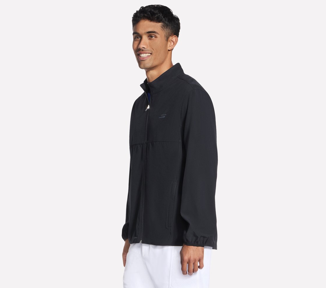 SKECHERS PREMIER DEUCE JACKET, BLACK