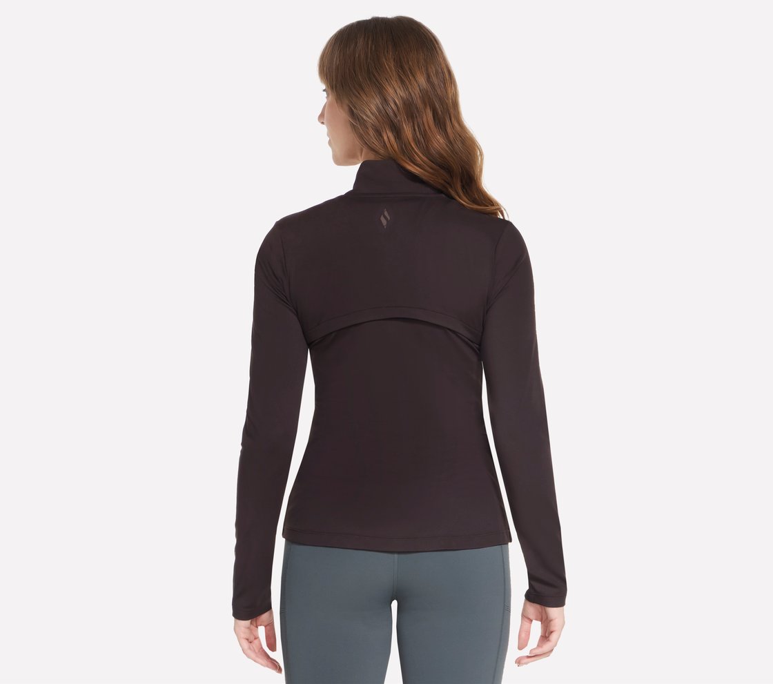 GOFLEX HARMONY FULL ZIP JACKE, BROWN/CHESTNUT
