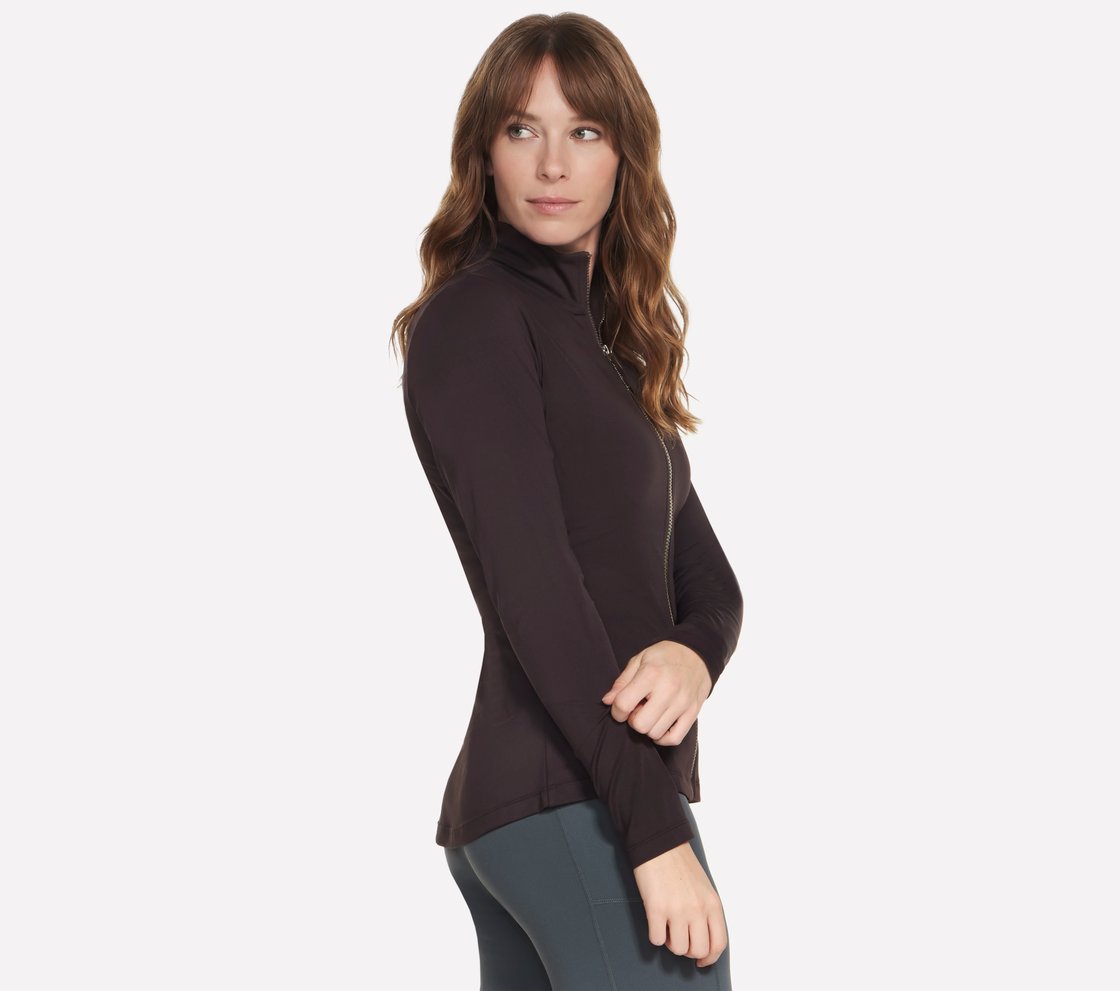 GOFLEX HARMONY FULL ZIP JACKE, BROWN/CHESTNUT Apparel Bottom View