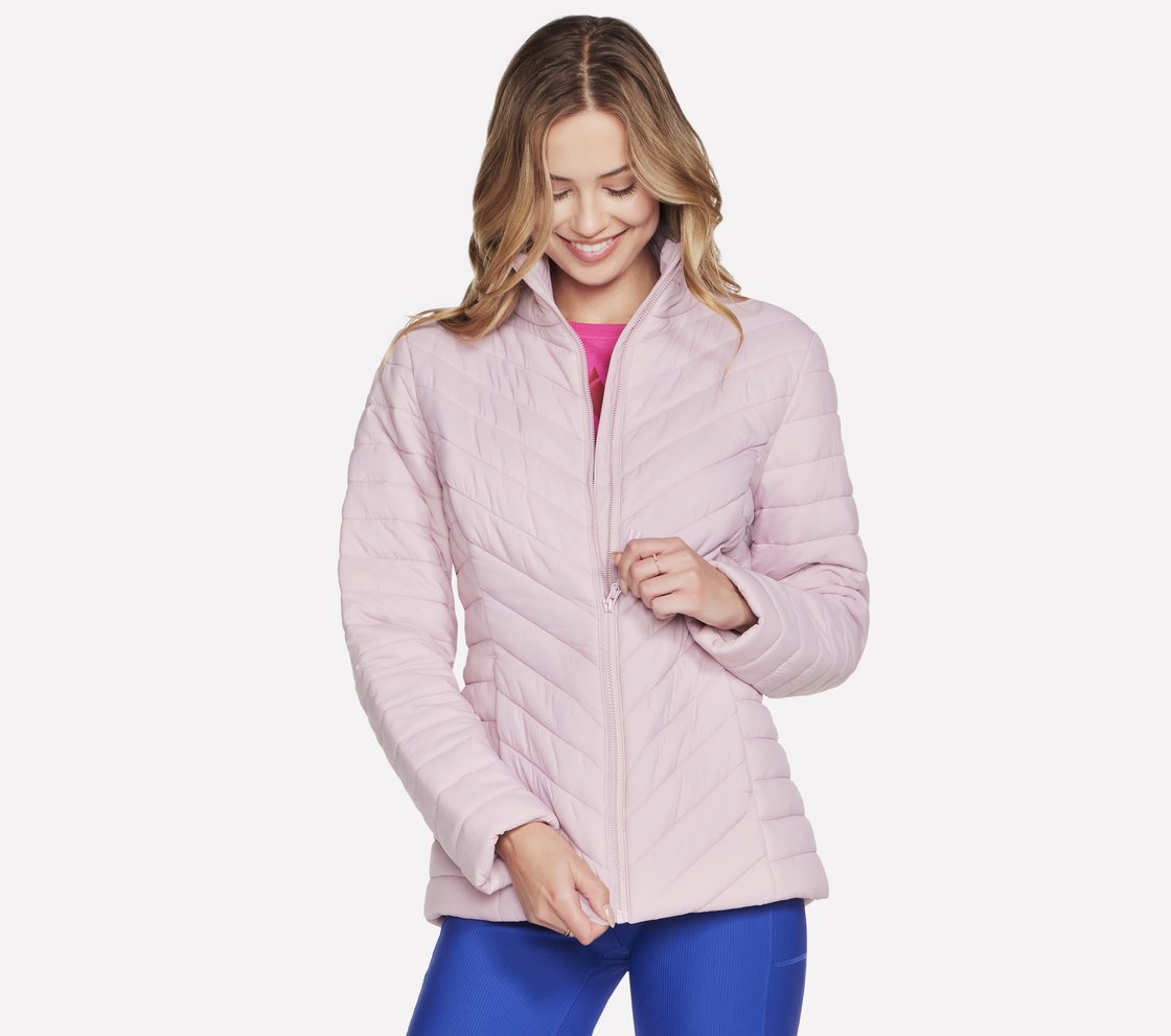 GOSHIELD EVERYDAY JACKET, PINK/LAVENDER Apparel Left View