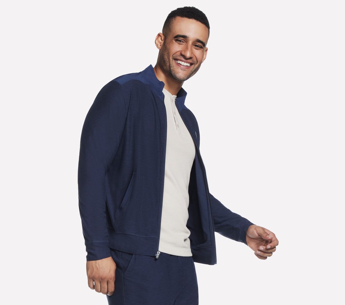 Full Zip Jacket Knit (Asia Spec), NNNAVY Apparel Bottom View