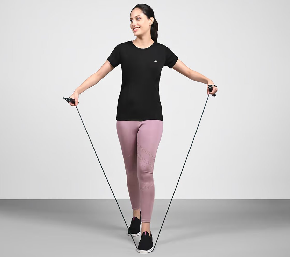 LASER CUT LEGGING, SILVER PURPLE Apparel Right View