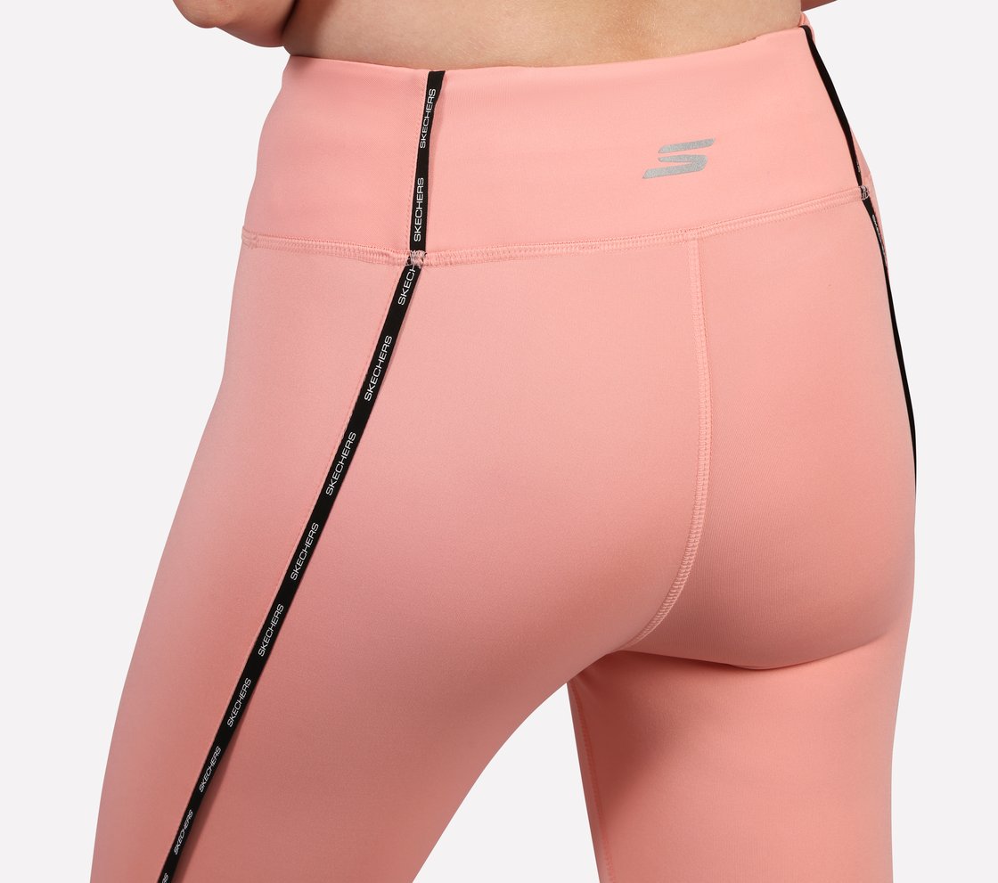 BRANDED TAPE APPLIQUE LEGGING, PURPLE/YELL Apparel Right View