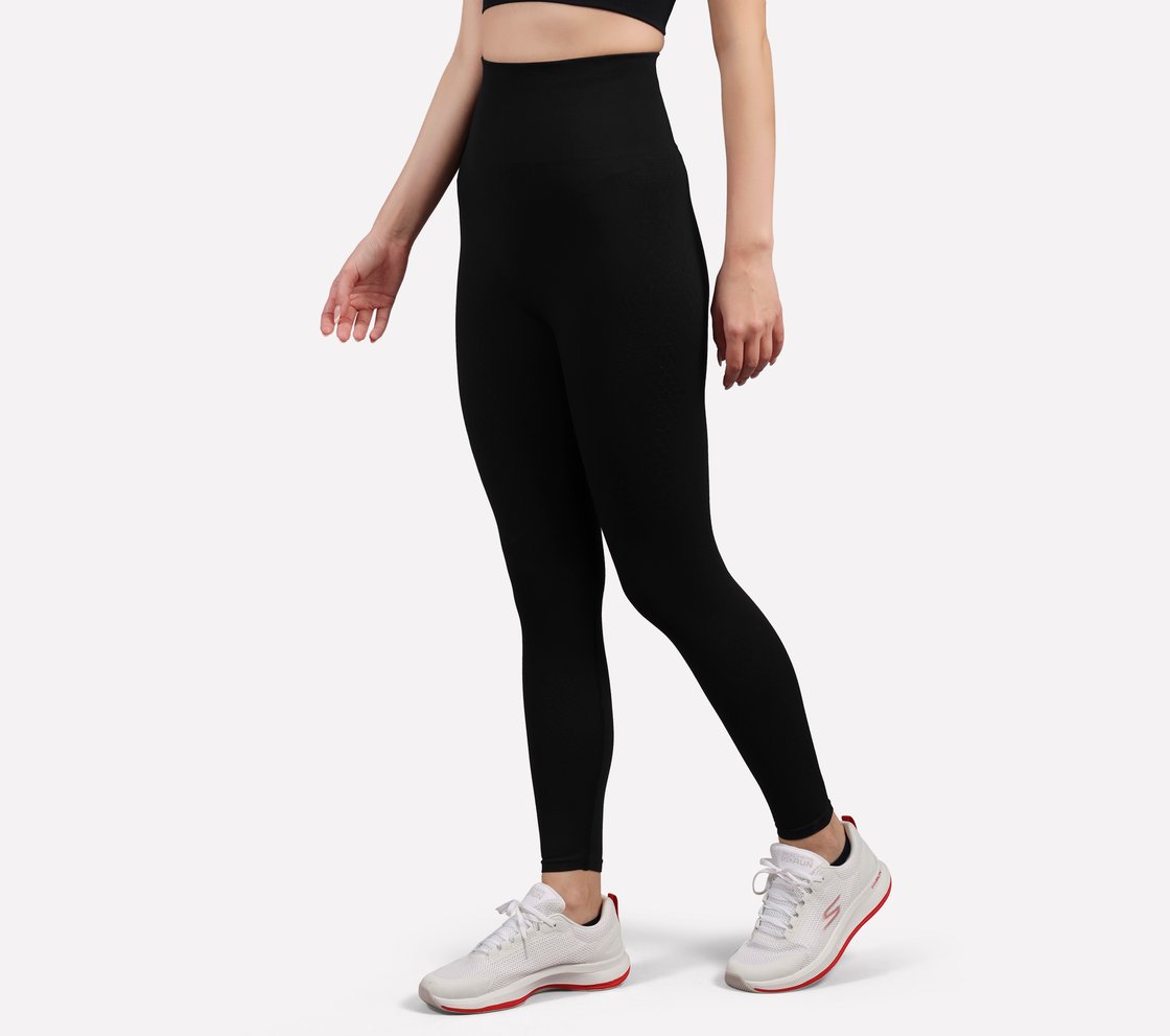 ENGINEERED COMPRESSION LEGGING, BLACK Apparel Top View
