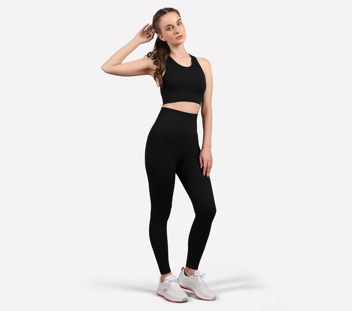 ENGINEERED COMPRESSION LEGGING, BLACK Apparel Right View