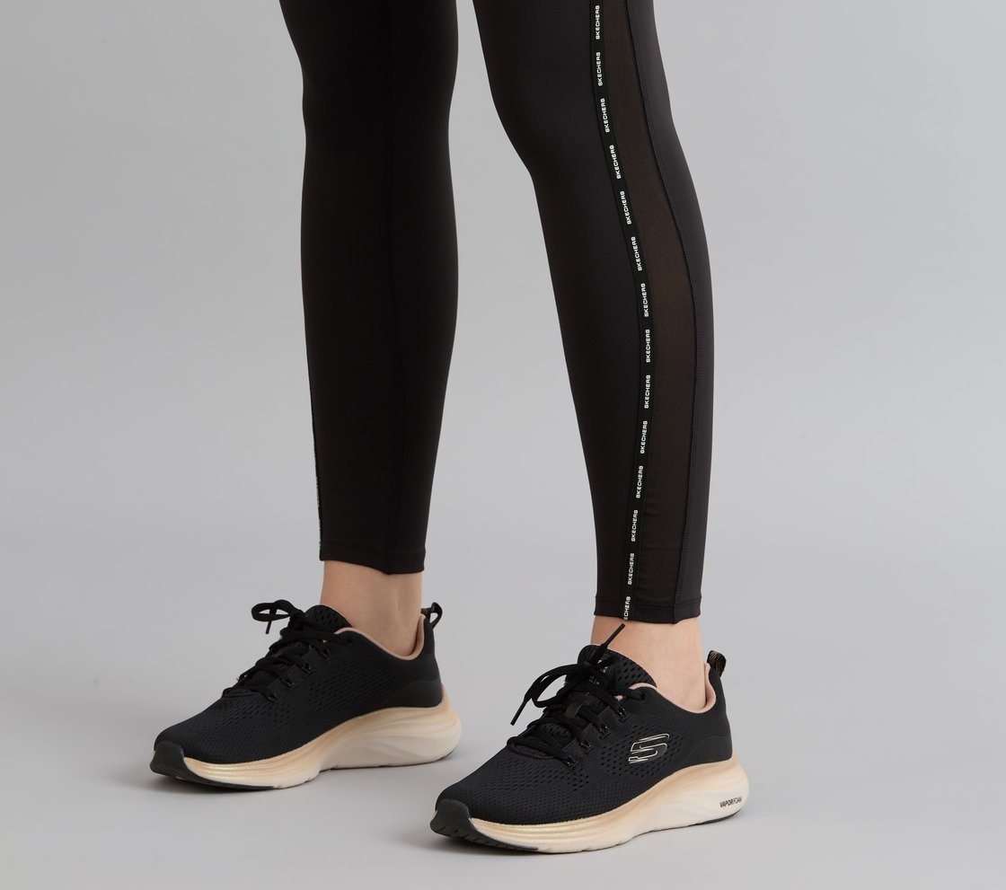 POWER MESH PANELLED LEGGING, BLACK
