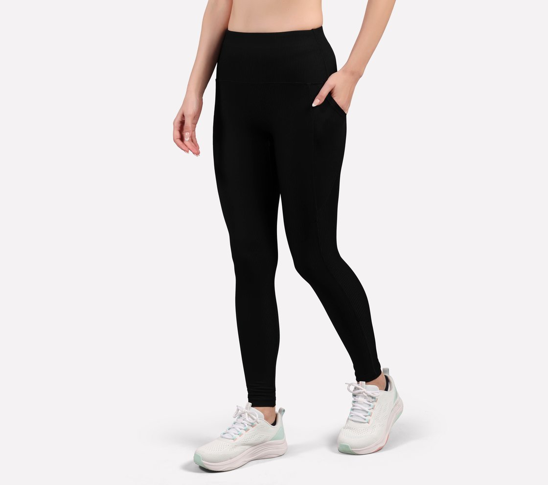 VERTICAL PATTERN PANT, BLACK