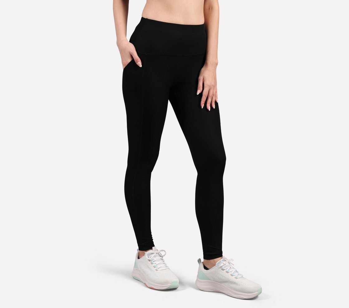 VERTICAL PATTERN PANT, BLACK Apparel Bottom View