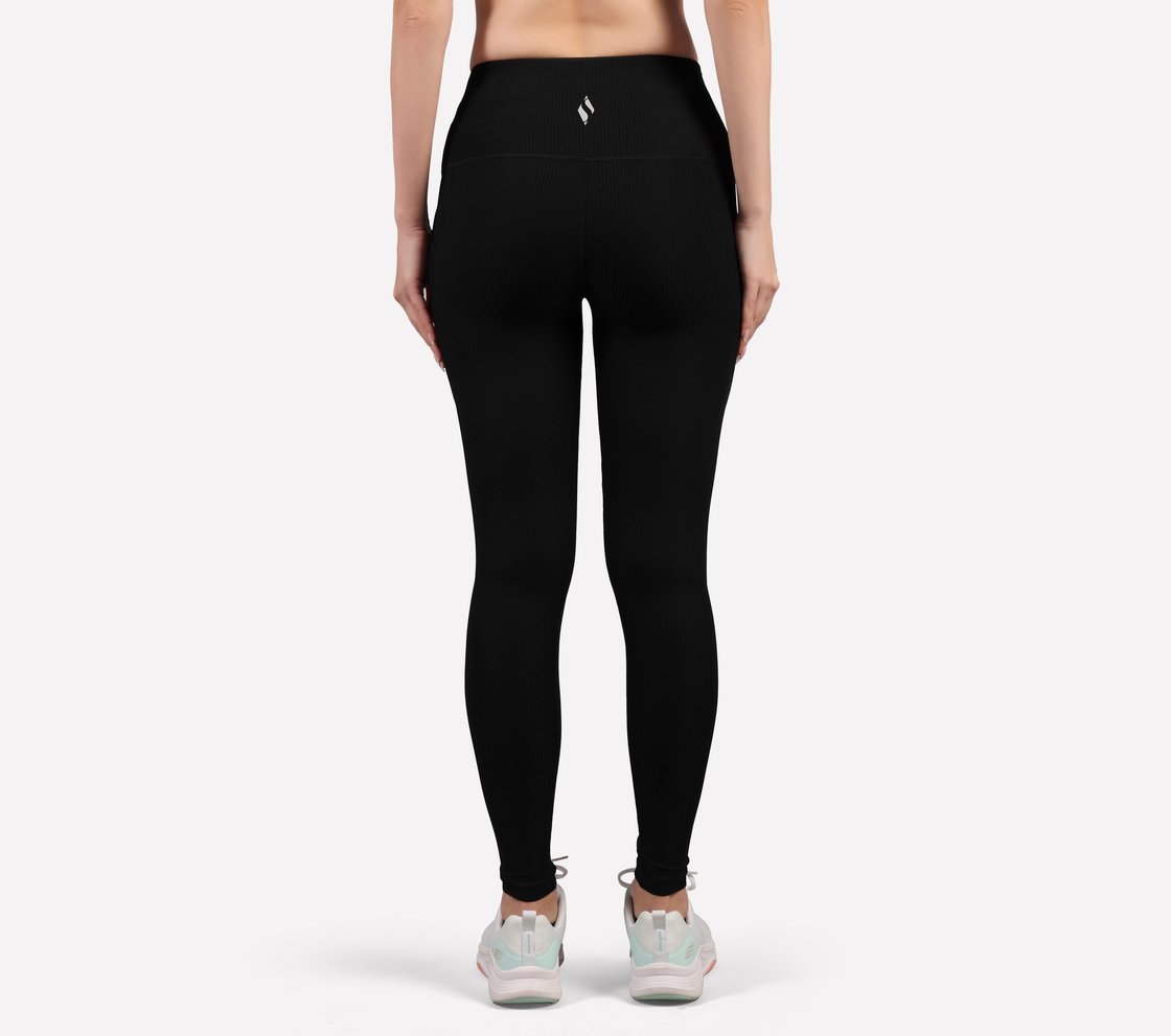 VERTICAL PATTERN PANT, BLACK Apparel Left View