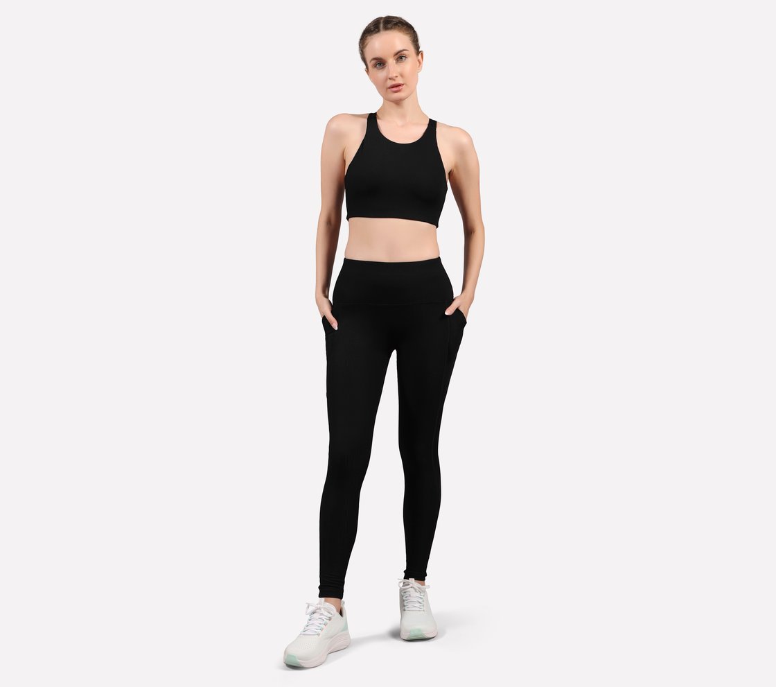 VERTICAL PATTERN PANT, BLACK Apparel Right View