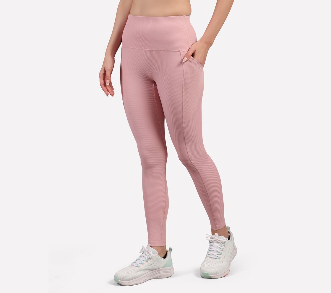 VERTICAL PATTERN PANT, WHITE/PINK/MINT Apparel Top View