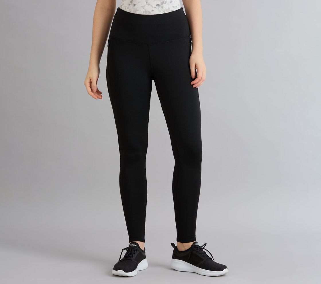 BRUSHED FOMA LEGGING, BLACK Apparel Lateral View