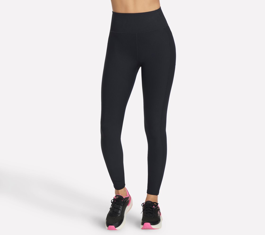 GOFLEX RIB FL HW LEGGING, BBBBLACK
