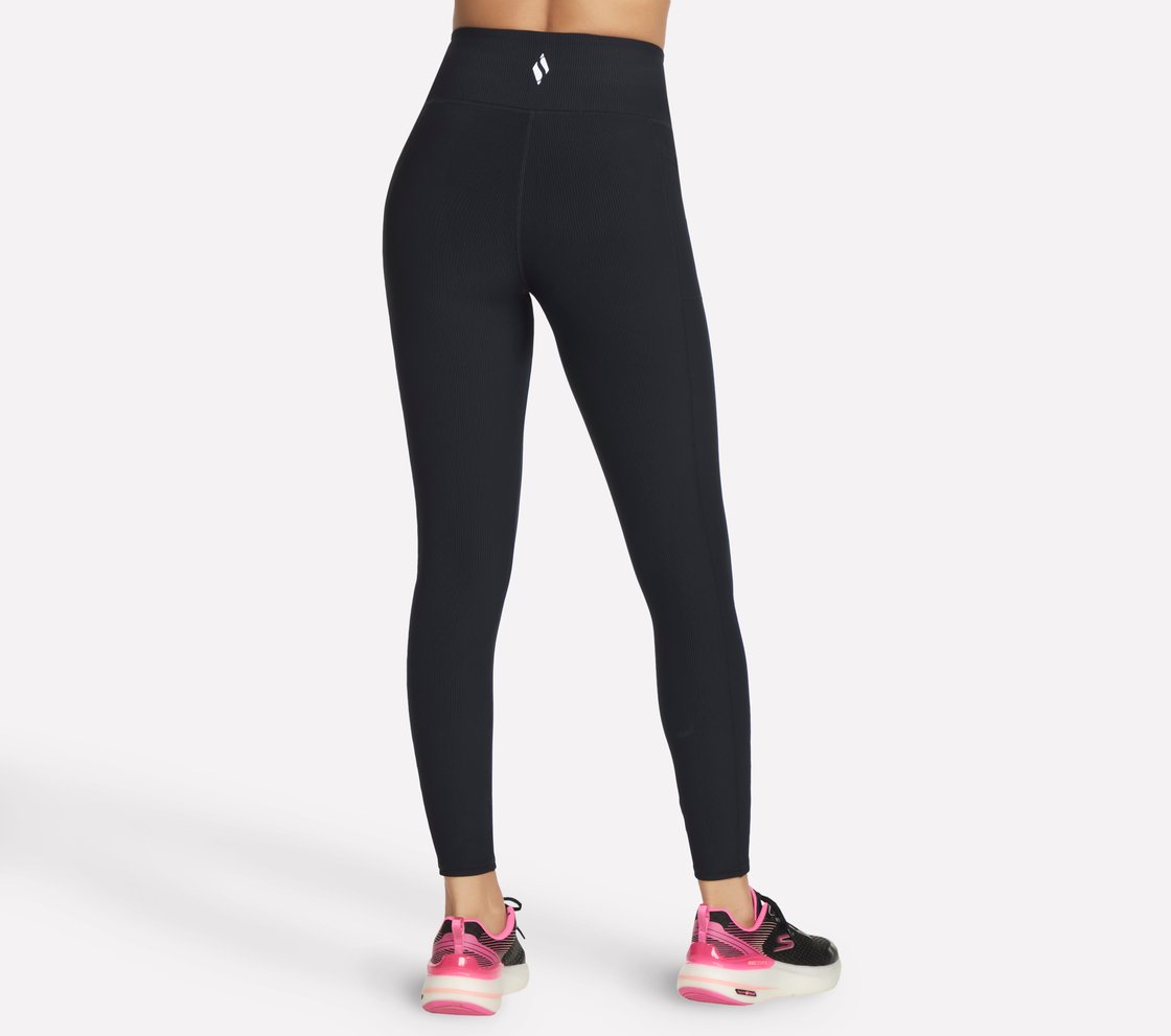 GOFLEX RIB FL HW LEGGING, BBBBLACK