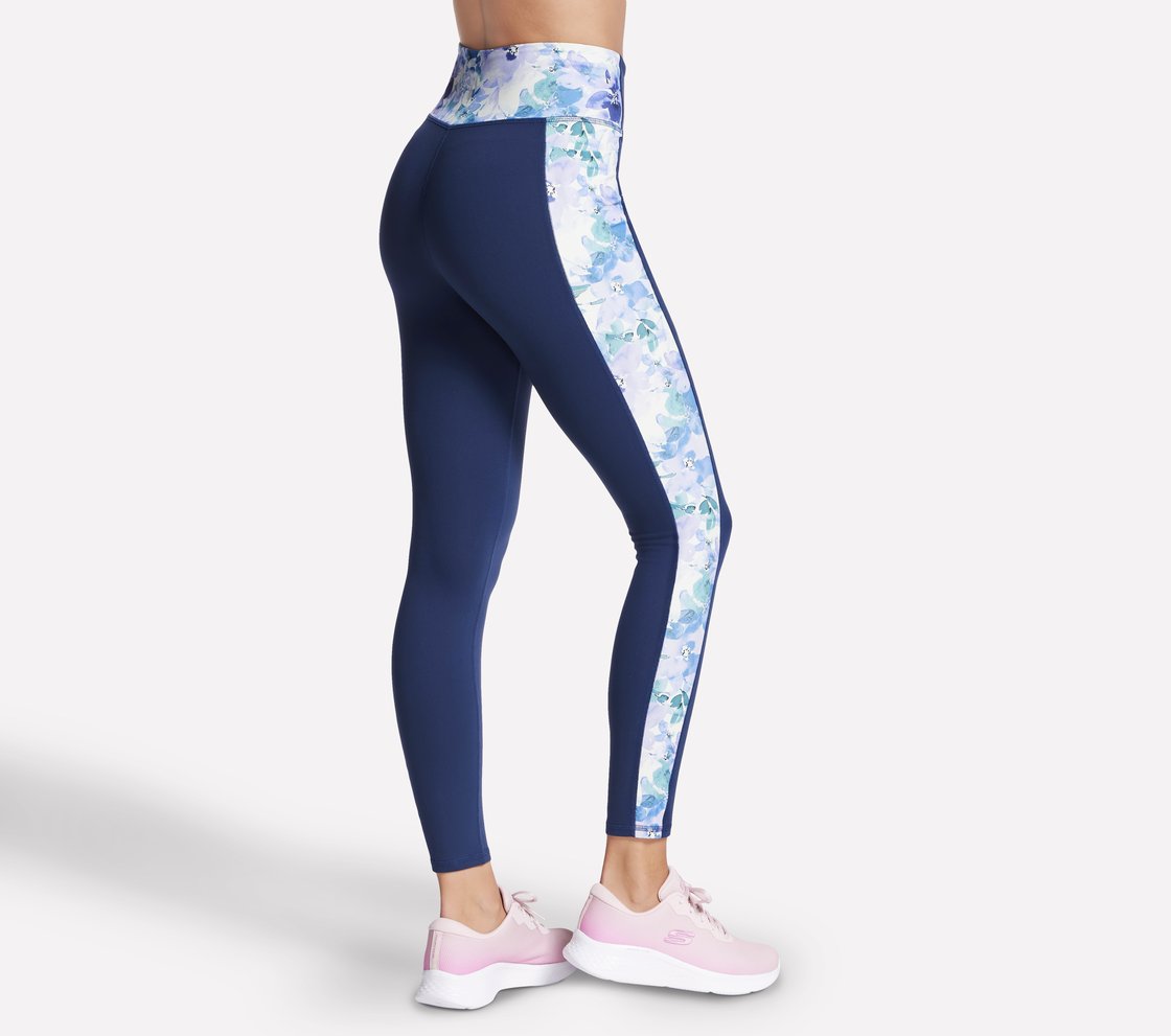 GOWALK SEASCAPE FLORAL FL HW, PURPLE/TURQUOISE Apparel Bottom View