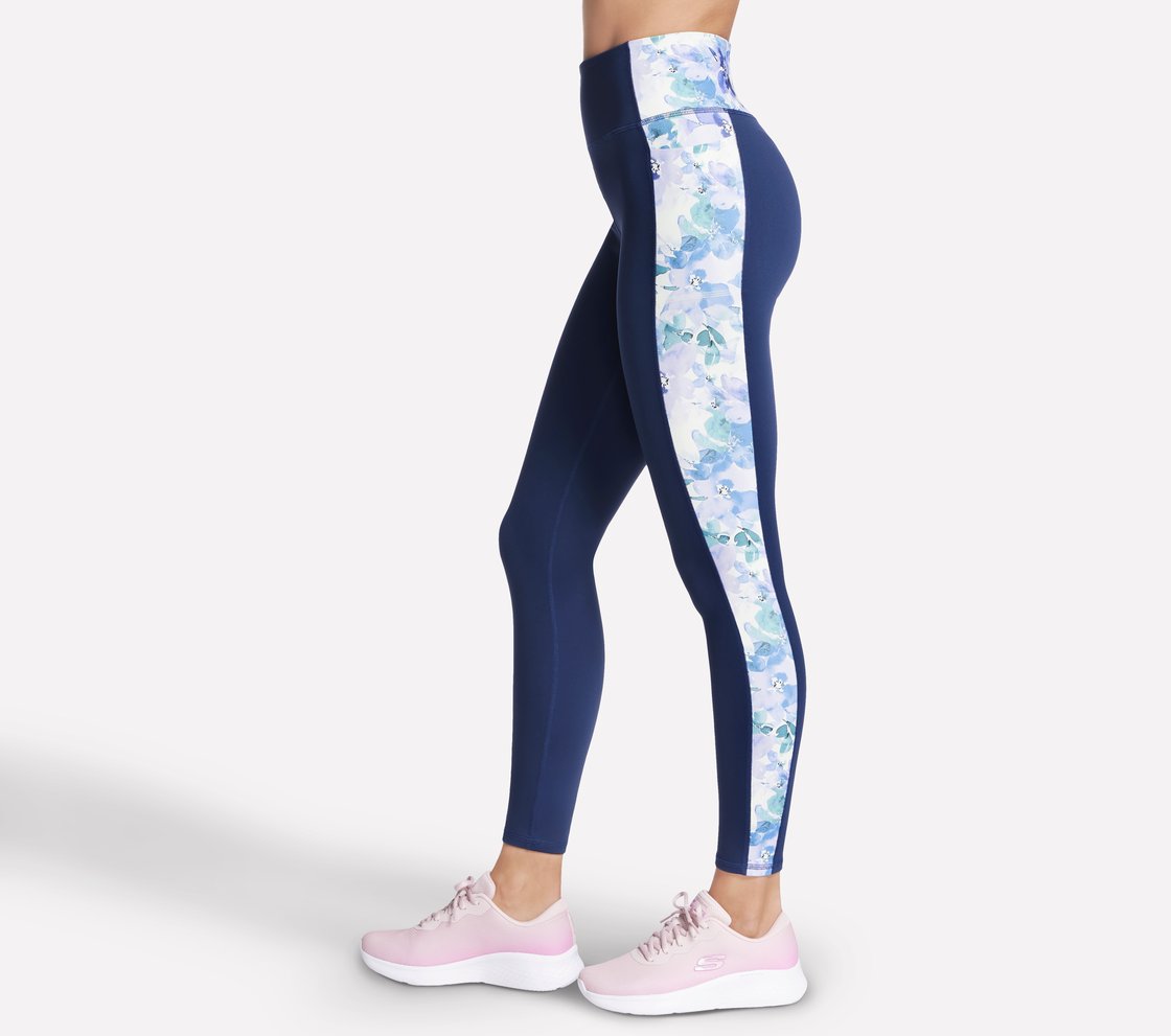 GOWALK SEASCAPE FLORAL FL HW, PURPLE/TURQUOISE