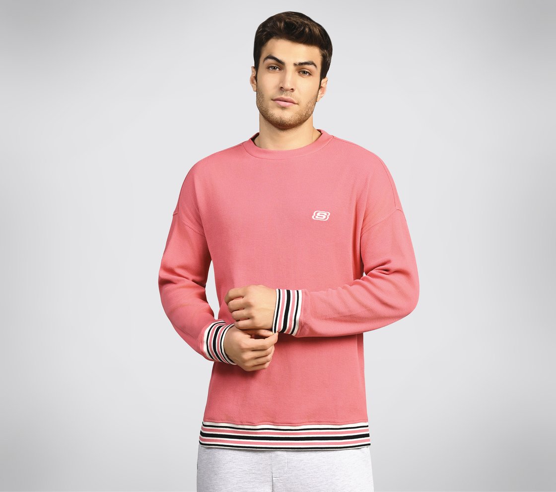 AD BOXY TEE, PINK/MULTI Apparel Lateral View