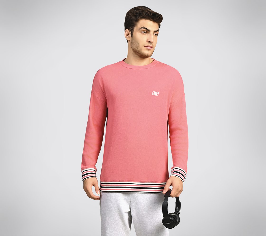 AD BOXY TEE, PINK/MULTI Apparel Right View