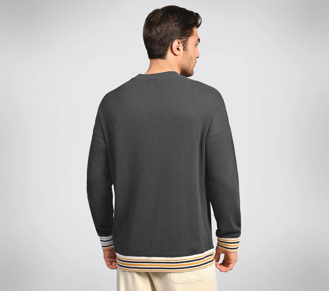 AD BOXY TEE, WHITE/SAPPHIRE Apparel Left View