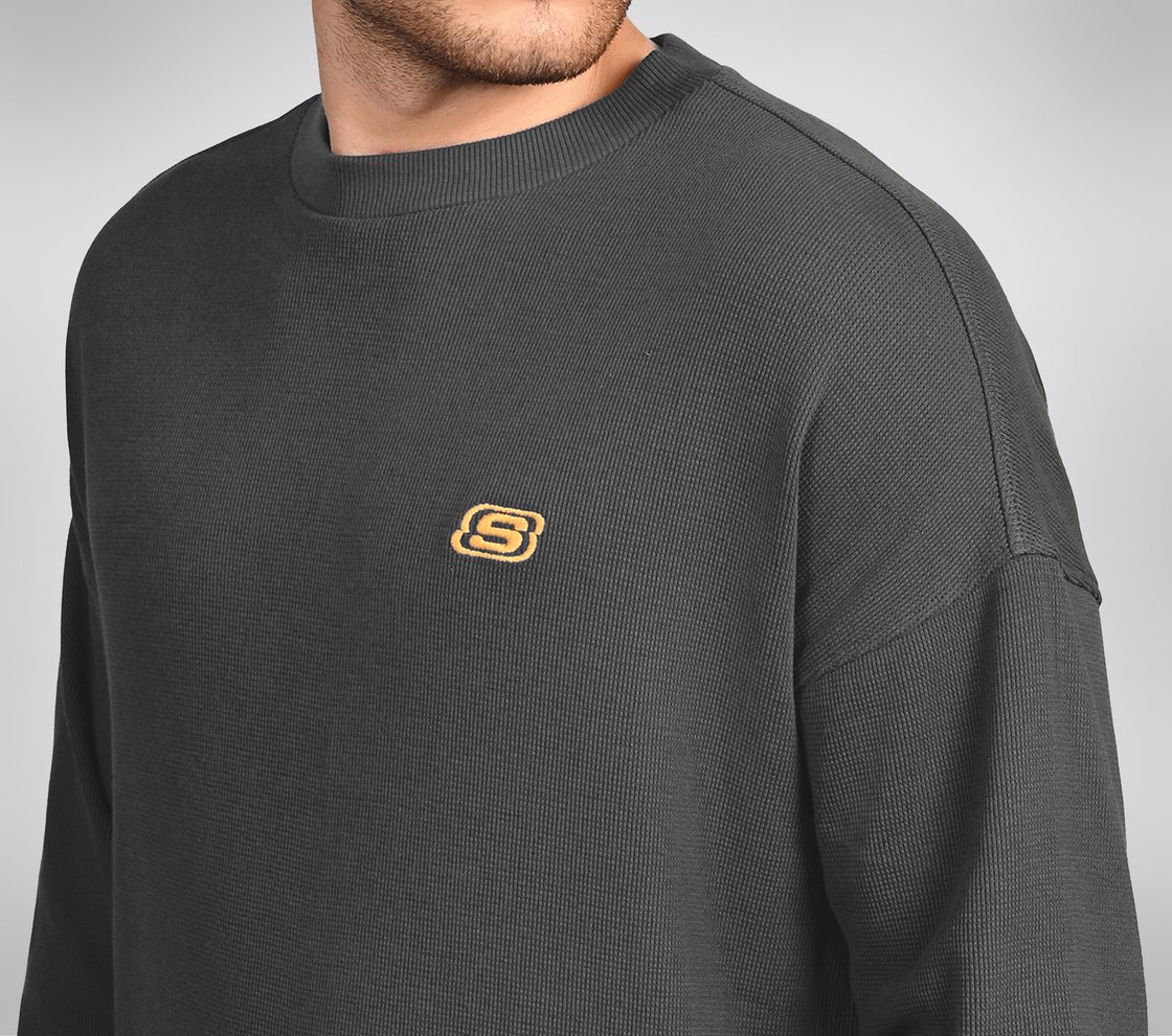 AD BOXY TEE, WHITE/SAPPHIRE Apparel Right View