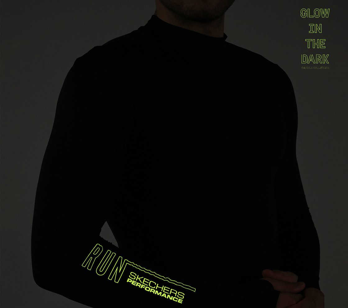 FIRFLY LOGO TEE, BLACK/CHARCOAL/BLUE Apparel Right View