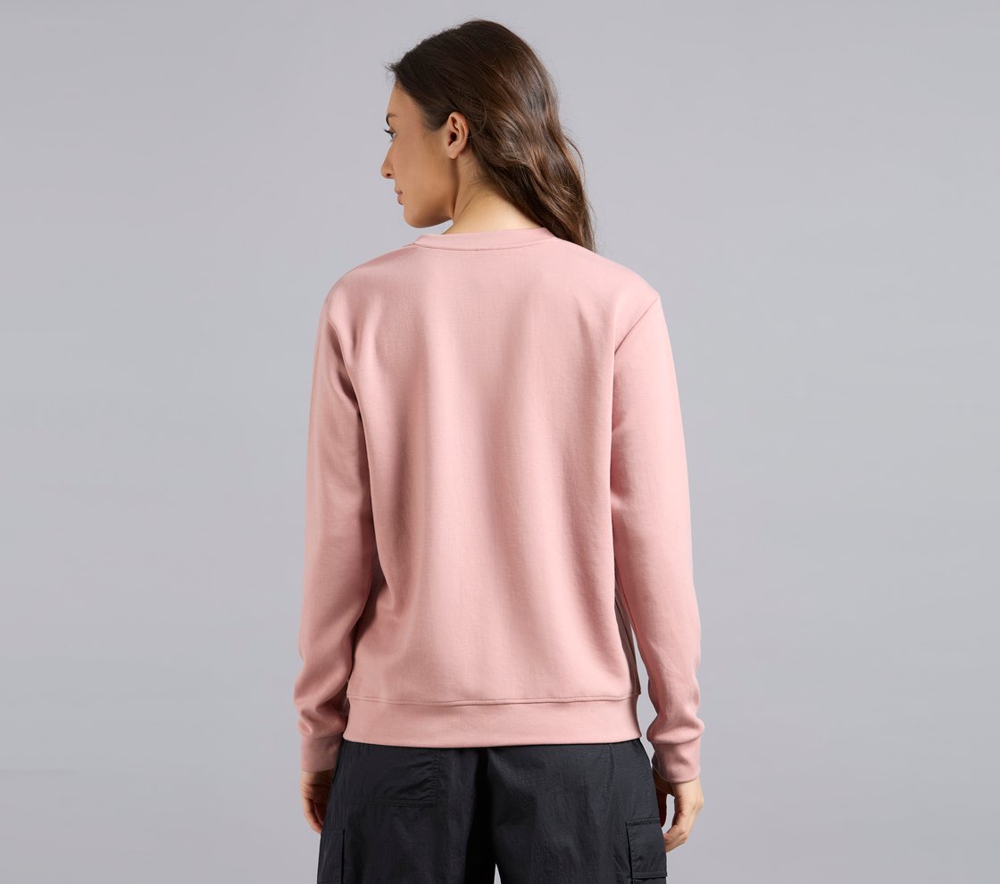 DROP SHOULDER FULL SLEEVE TEE, PURPLE/YELL Apparel Left View