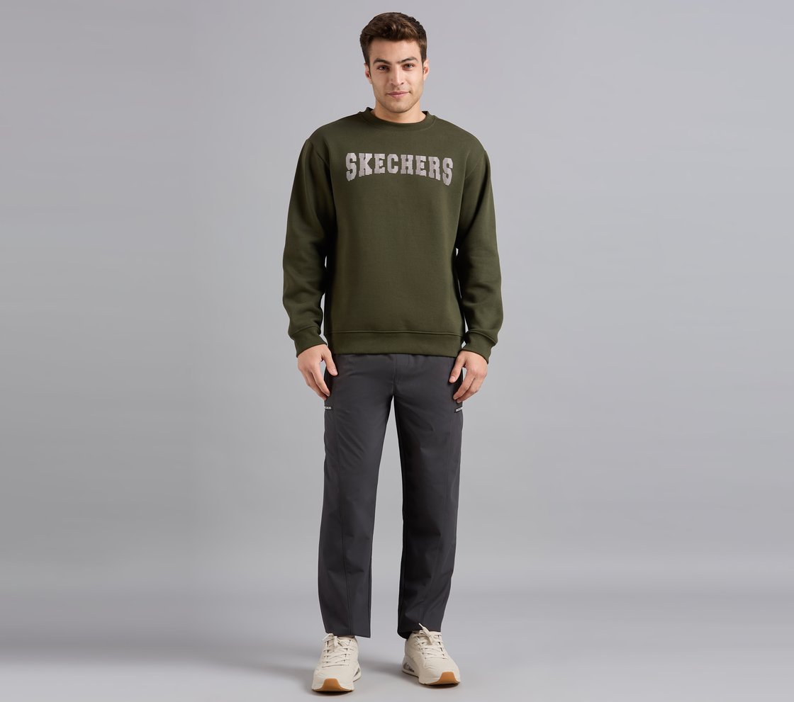FRONT LINEAR BRANDING SWEATSHIRT,  Apparel Right View