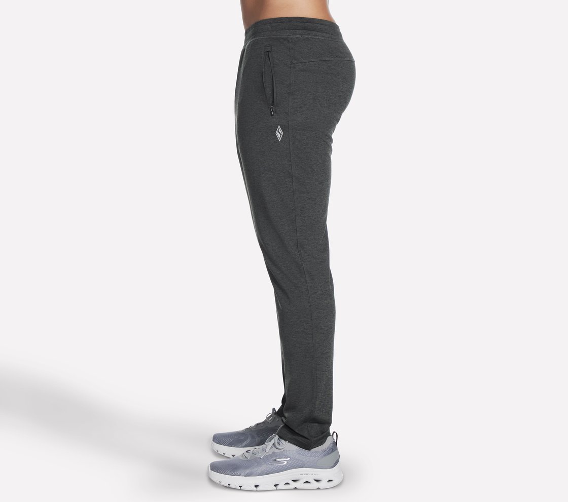 SKECH-KNITS ULTRA GO TAPERED, CCHARCOAL Apparel Bottom View