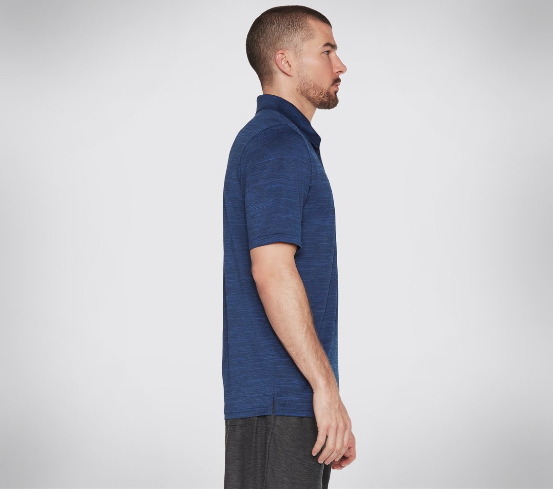 ON THE ROAD POLO, BLUE/LIGHT BLUE Apparel Left View