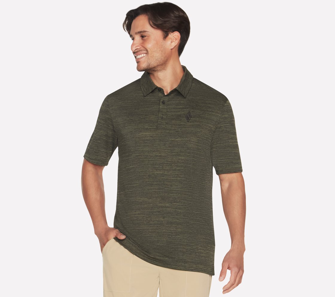 ON THE ROAD POLO, OOLIVE Apparel Lateral View