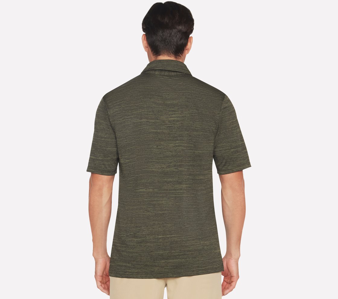 ON THE ROAD POLO, OOLIVE Apparel Top View