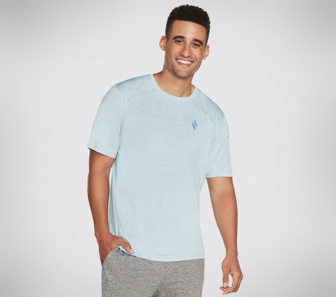 ON THE ROAD T-SHIRT, LLIGHT BLUE Apparel Lateral View