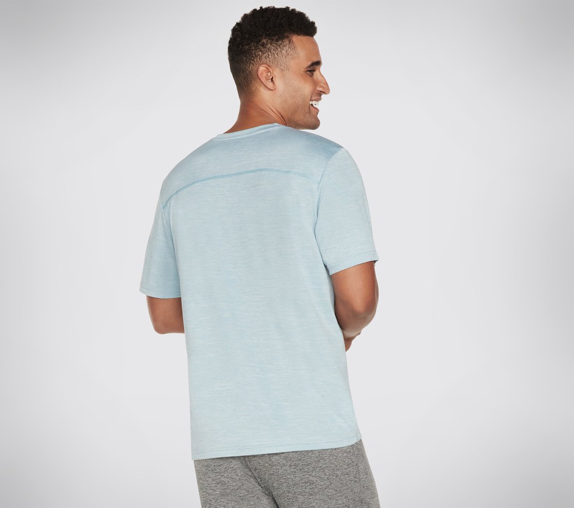 ON THE ROAD T-SHIRT, LLIGHT BLUE Apparel Bottom View