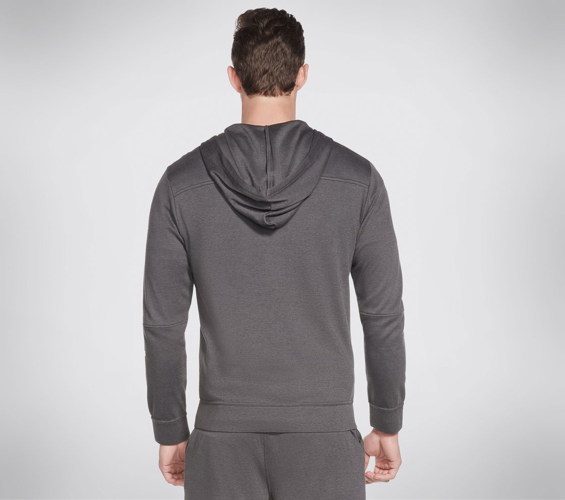 GOKNIT PIQUE FZ, CCHARCOAL