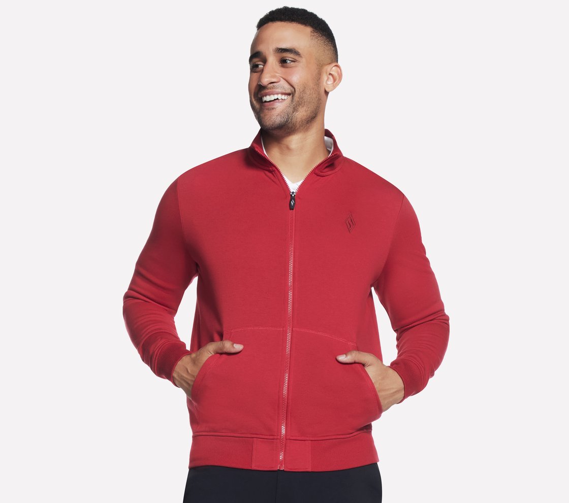 THE HOODLESS HOODIE GOWALK EV, RED Apparel Lateral View