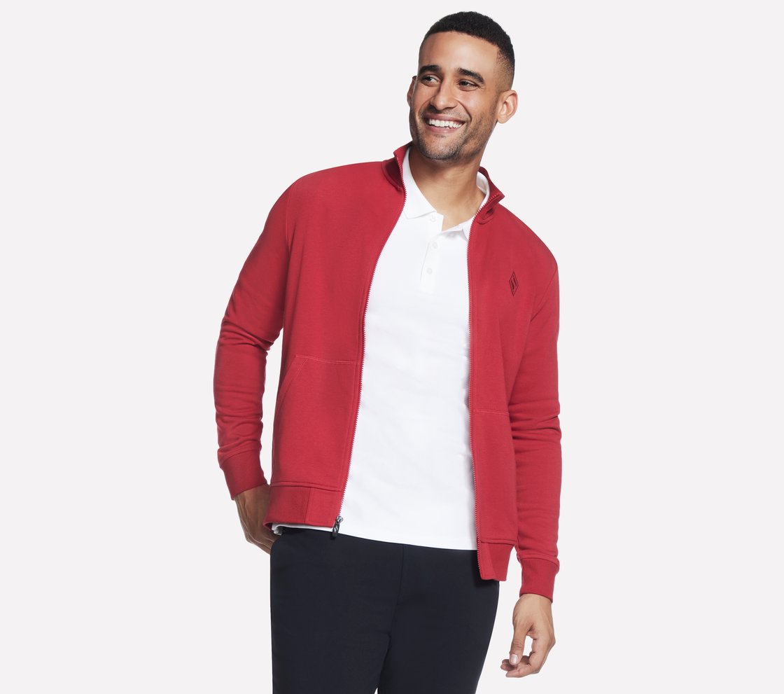 THE HOODLESS HOODIE GOWALK EV, RED Apparel Bottom View