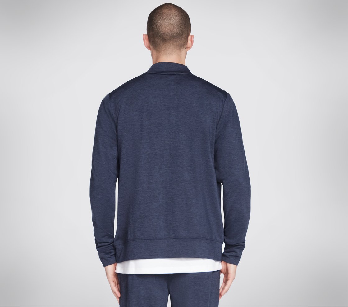 SKECH-KNITS ULTRA GO HOODLESS, NNNAVY Apparel Top View