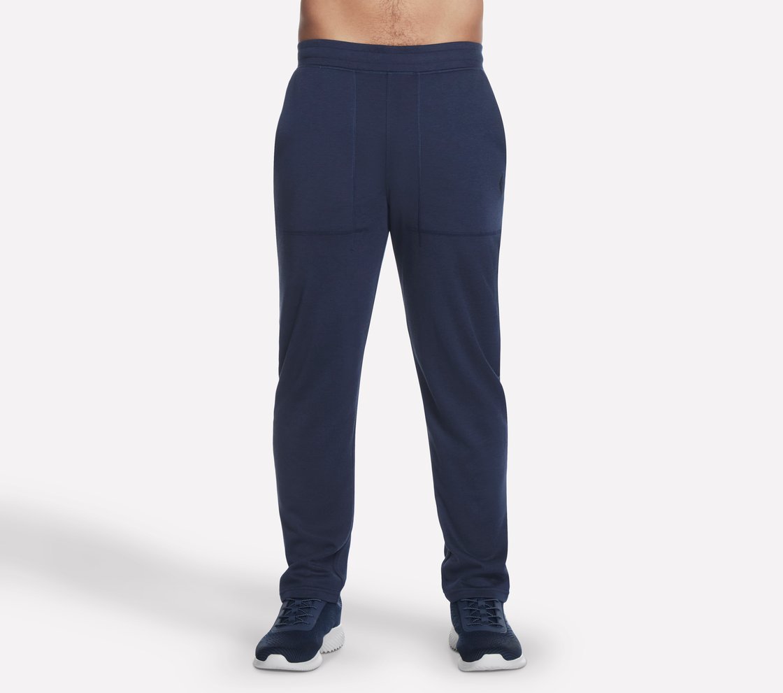 GOKNIT PIQUE LOUNGE PANT, NNNAVY Apparel Lateral View