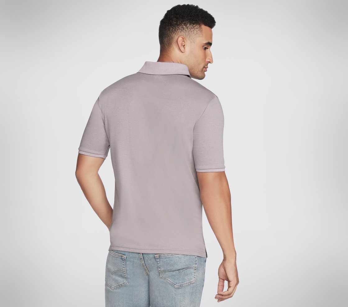 OFF DUTY POLO, TAUPE/LAVENDER