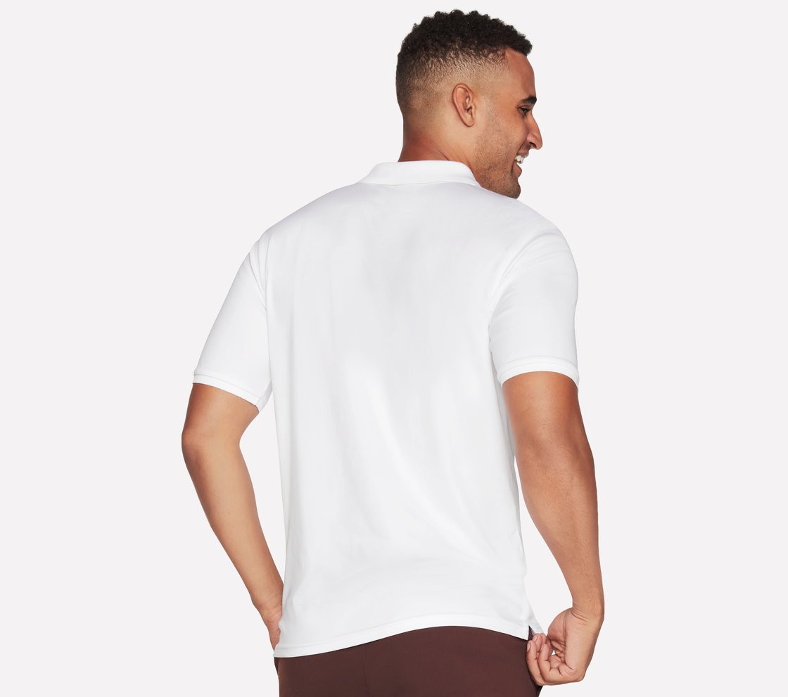 OFF DUTY POLO, WWWHITE Apparel Top View