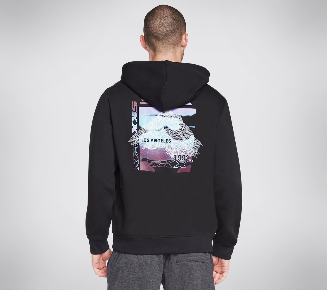 SKX VANTAGE PULLOVER, BBBBLACK Apparel Top View