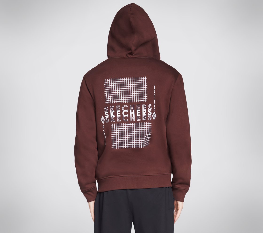 SKX TAKE OVER FZ HOODIE, BURGUNDY