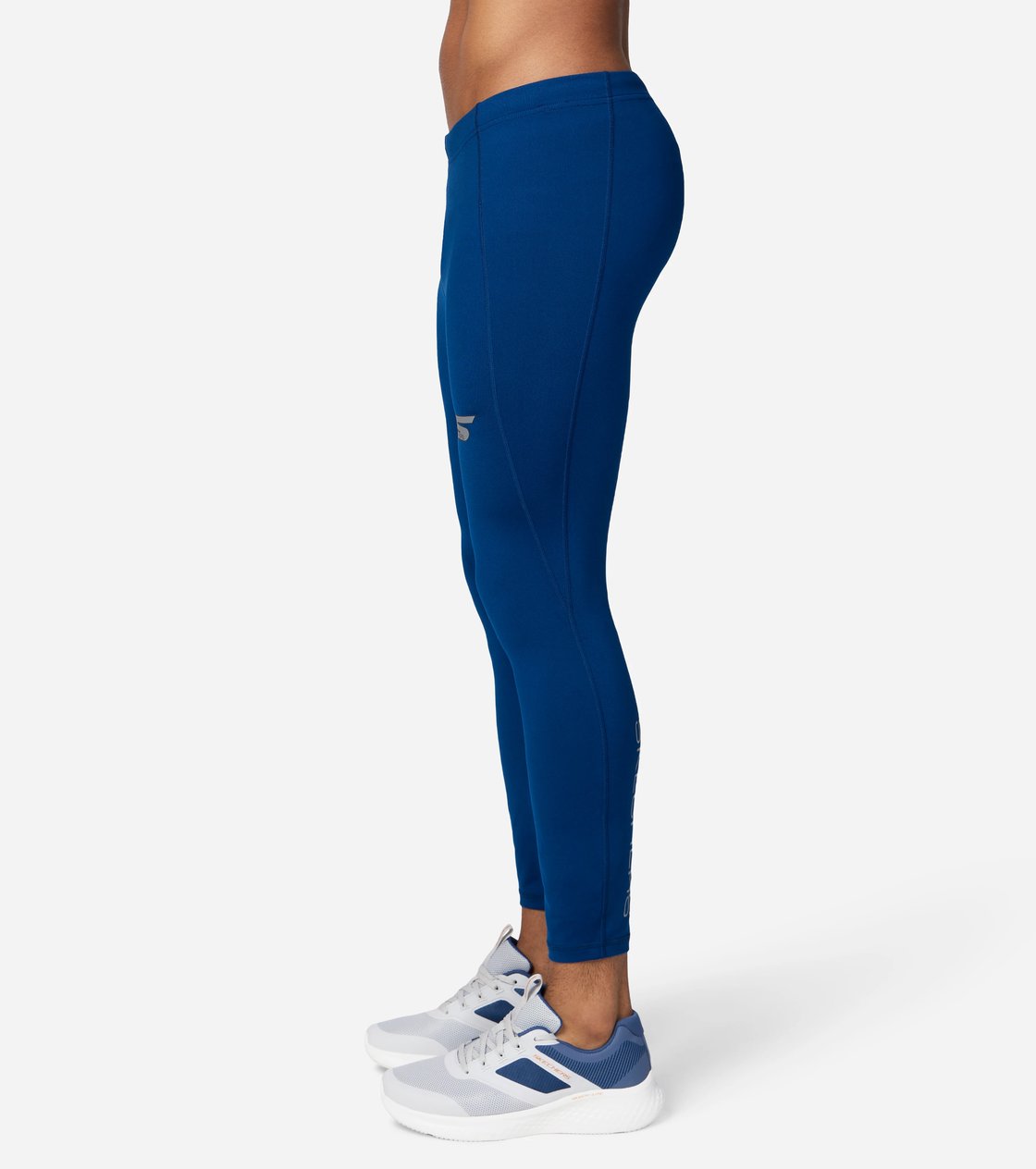 GORUN SPEED ELITE 3/4 TIGHT, BLUE/WHITE Apparel Top View