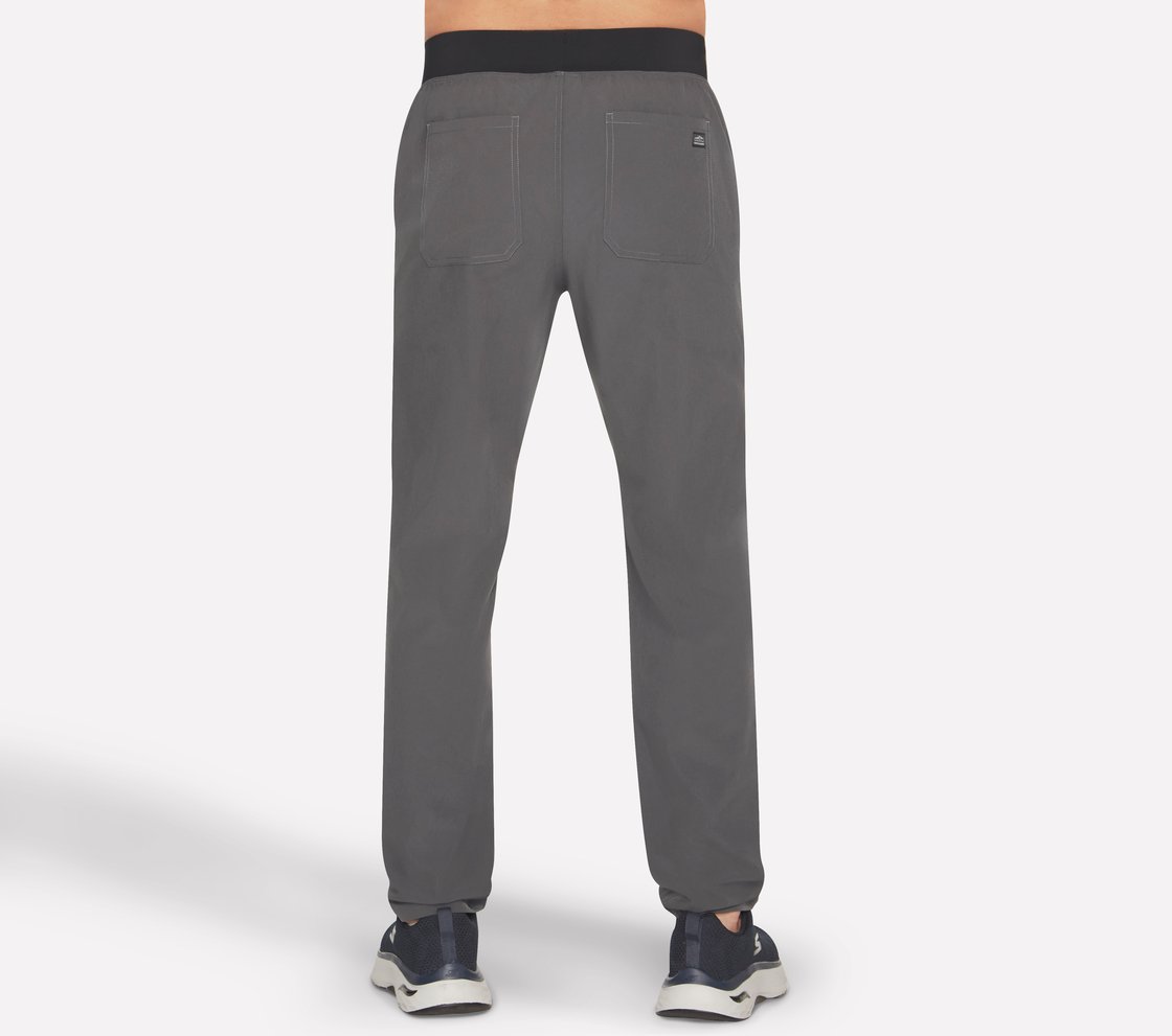 THE GOWALK PANT TEARSTOP, BLACK/CHARCOAL Apparel Top View