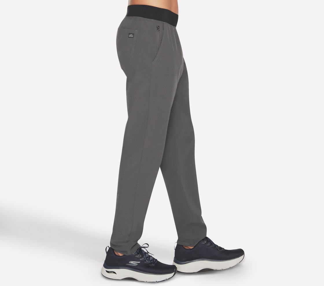 THE GOWALK PANT TEARSTOP, BLACK/CHARCOAL Apparel Bottom View
