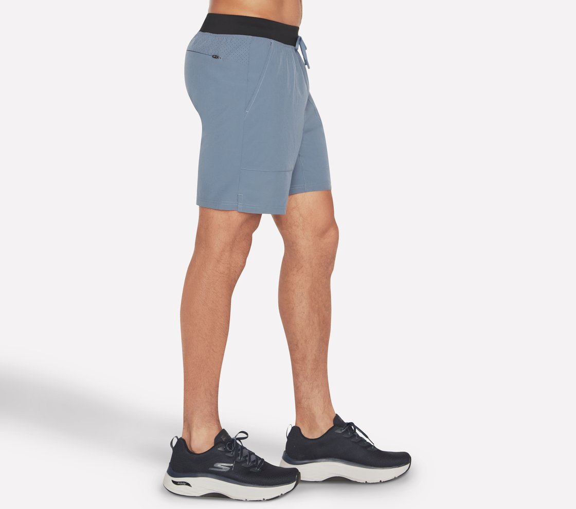 SKECHWEAVE 7 MOTION SHORT, BLUE/GREY Apparel Bottom View