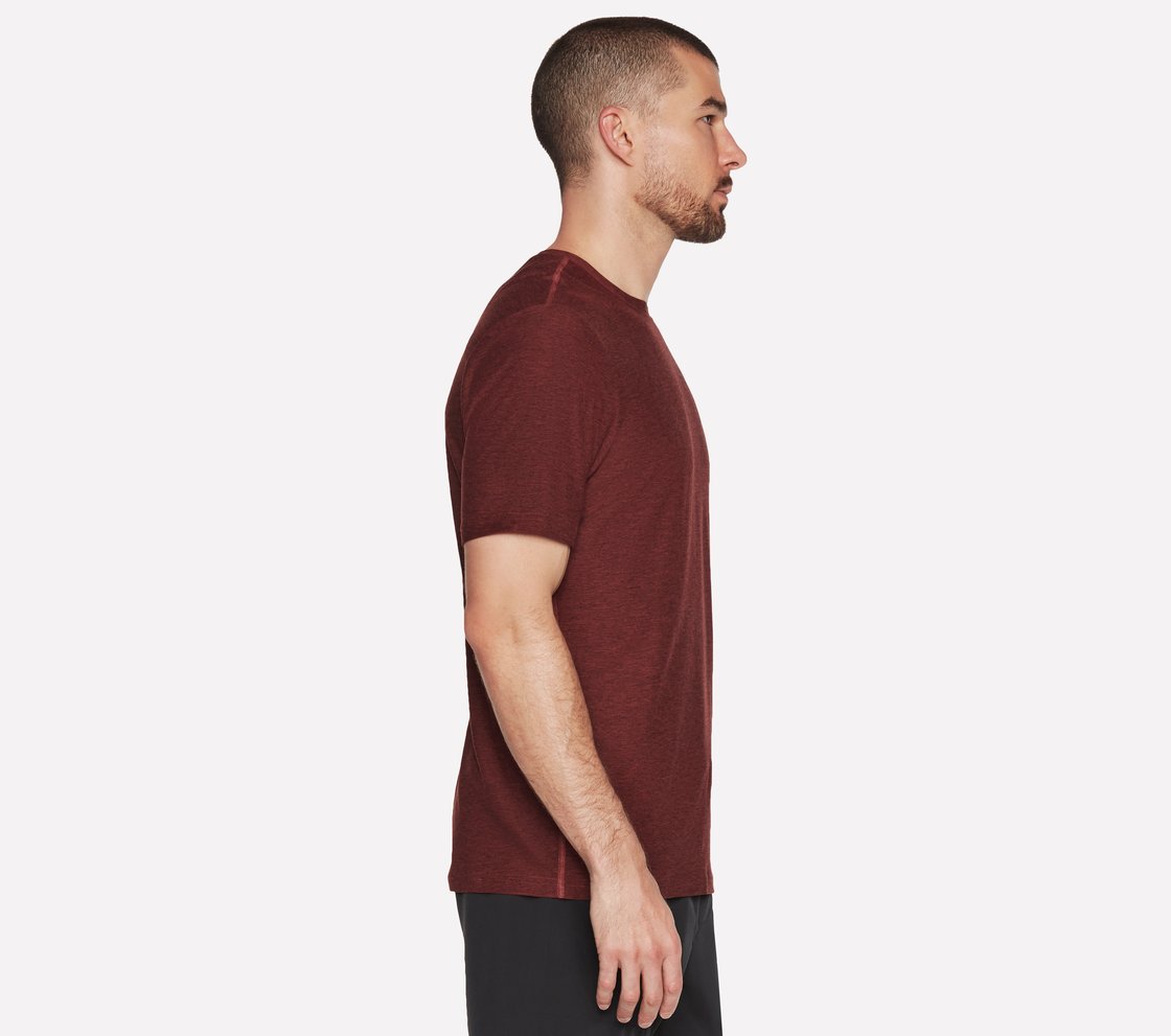 GODRI ALL DAY T-SHIRT, DDARK RED Apparel Bottom View