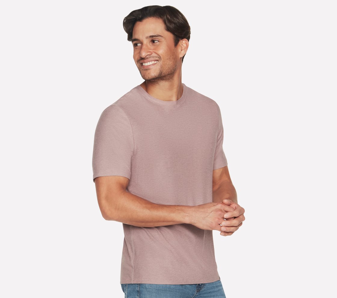 GODRI ALL DAY T-SHIRT, TAUPE/LAVENDER Apparel Bottom View