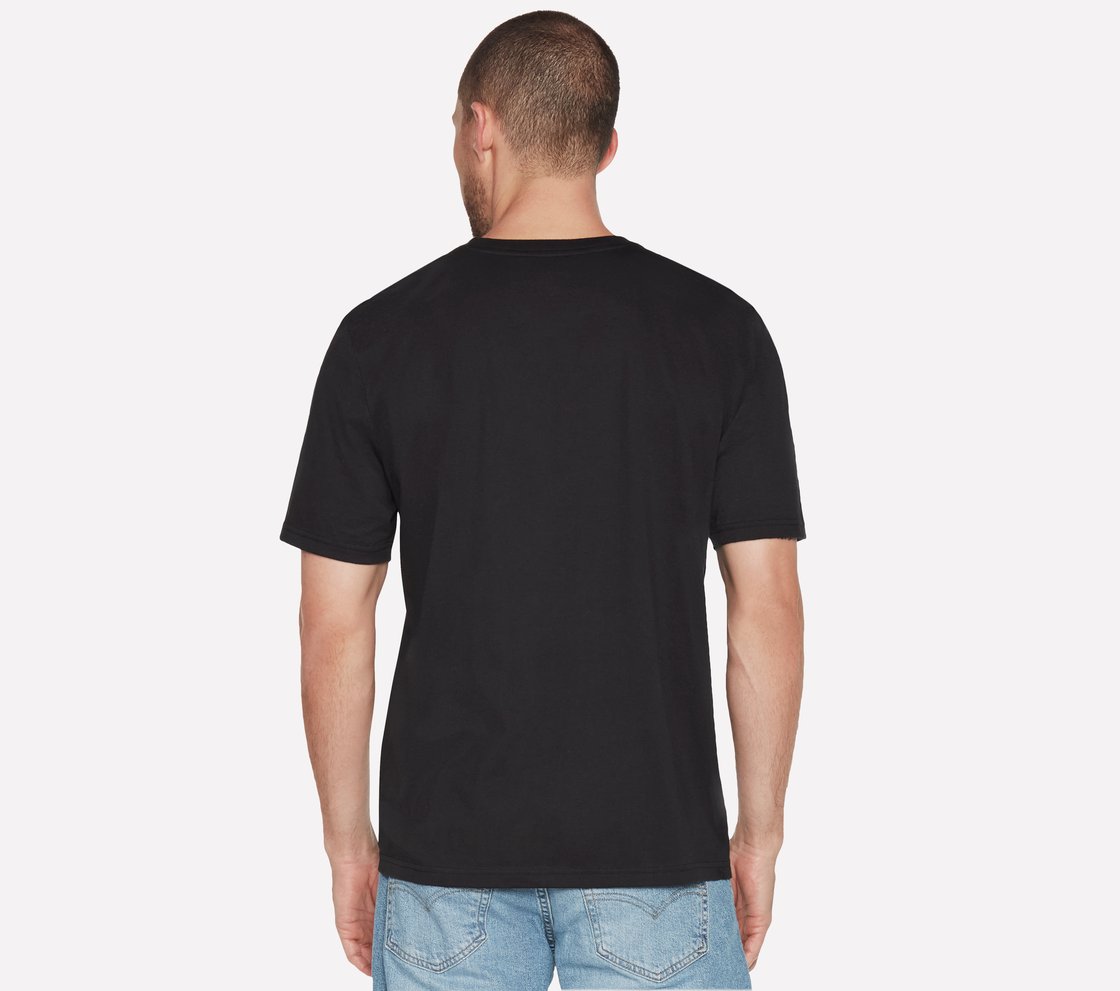 LATITUDE T-SHIRT, BBBBLACK Apparel Top View