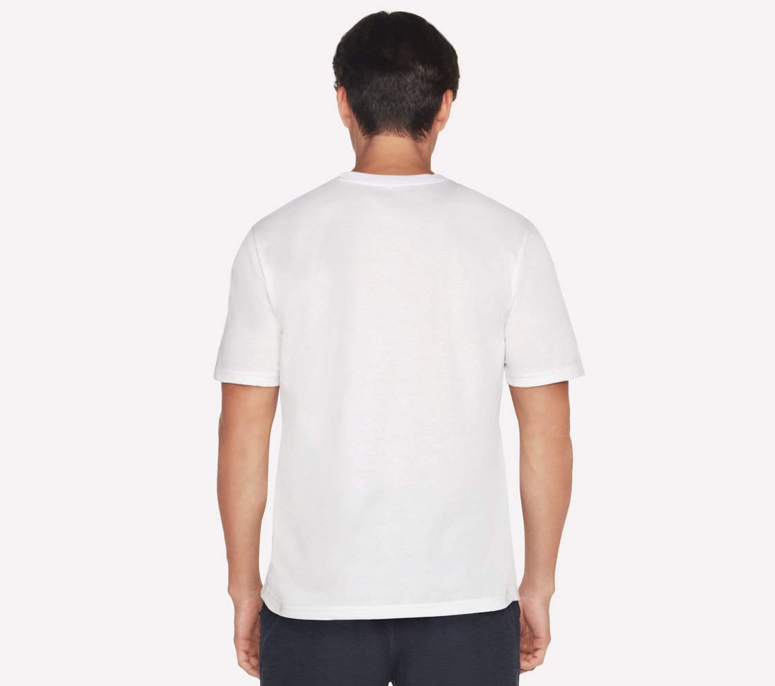 WAVE BREAK T-SHIRT, WWWHITE Apparel Top View